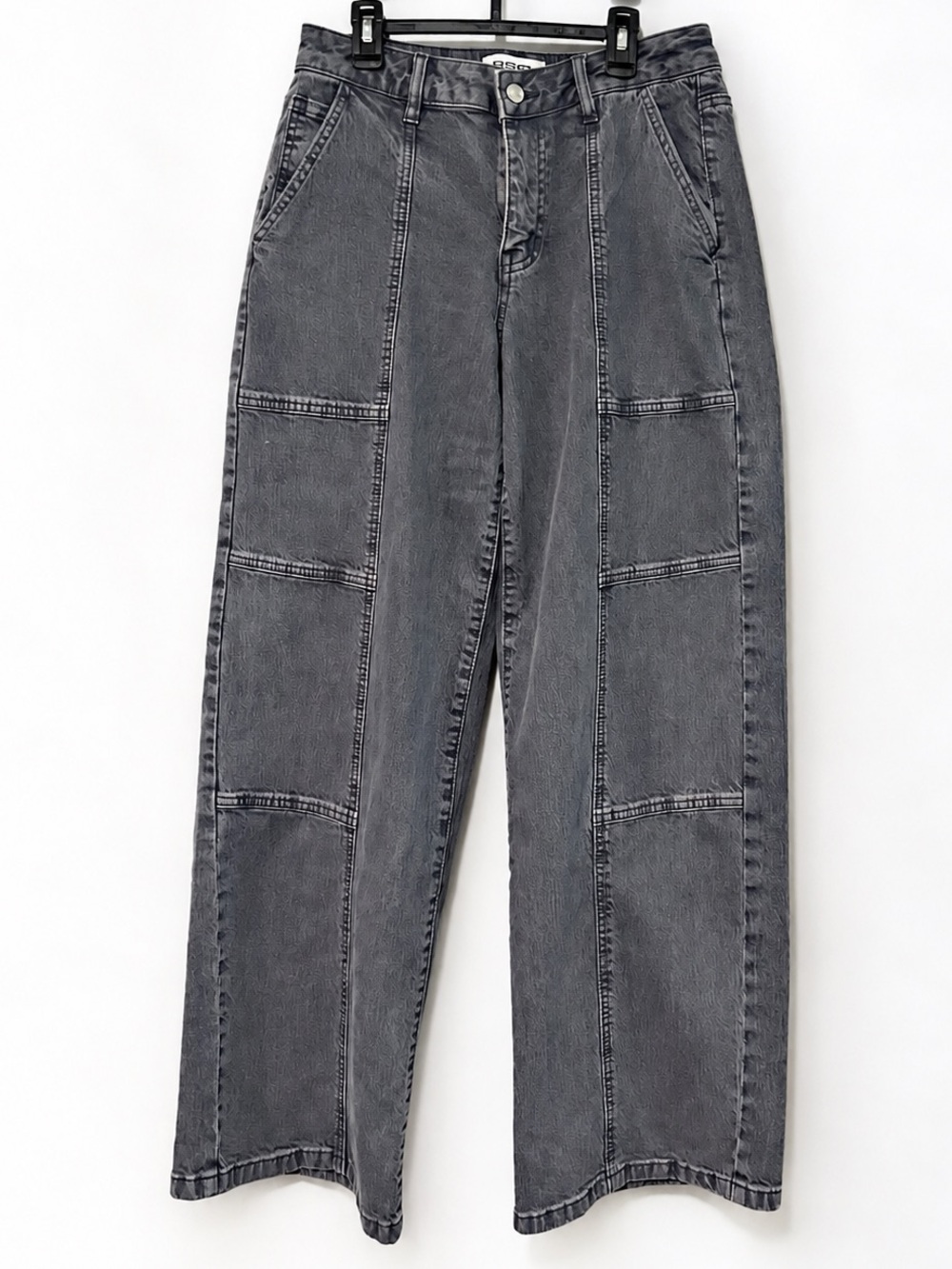 RSQ Gray Wide Leg Utility Carpenter Jeans – Size 27